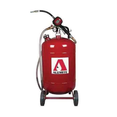 Alemite Pressurized Oil Dispenser, 17 Gal Tank, 8589 8589